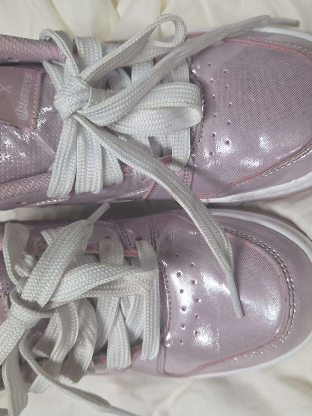 Reebok Heeleys Kids' Light Pink High-Top Sneakers